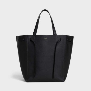 Black Celine Medium Phantom in soft grained calfskin Cabas | CL-593094