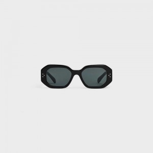 Black Celine Square S255 in Acetate Sunglasses | CL-592401