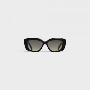 Black Celine Triomphe 04 in Acetate Sunglasses | CL-592391