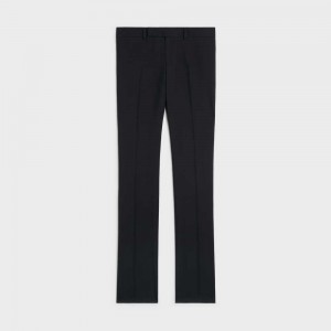 Black Celine dylan tux in mohair and silk Pants | CL-592734