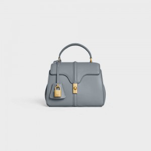 Blue Grey Celine MINI in satinated calfskin 16 | CL-593269