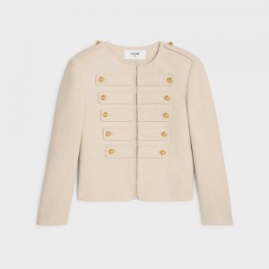 CREME Celine Military in tweed Jackets | CL-592636