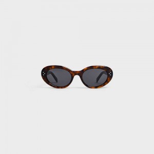 Dark Havana Celine Cat Eye S193 in Acetate Sunglasses | CL-592422