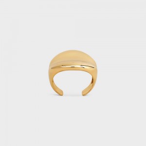 Gold Celine Formes Abstraites Cosmos Cuff in Brass with Gold Finish Bracelets | CL-592226