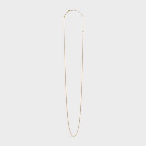 Gold Celine Separables Chain in Brass with Gold Finish Necklaces | CL-592262