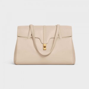 Nude Celine Large Soft bag in Smooth Calfskin 16 | CL-593267