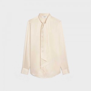 Off White Celine romy in satin silk Shirts | CL-592813