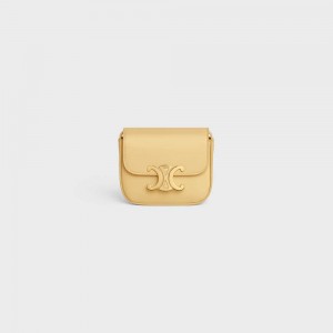 POLLEN Celine TRIOMPHE in Shiny calfskin Mini Bags | CL-593014