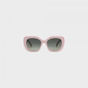 Pastel Pink Celine Triomphe 06 in Acetate Sunglasses | CL-592385