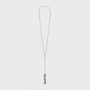 Silver Celine César Project Compression in Sterling Silver Necklaces | CL-591669