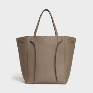 Taupe Celine Medium Phantom in soft grained calfskin Cabas | CL-593096