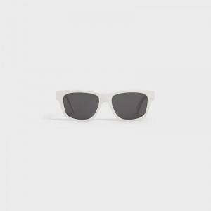 White Celine Monochroms 05 in Acetate Sunglasses | CL-591748