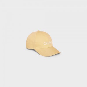 Yellow Celine BASEBALL IN COTTON Cap | CL-592365