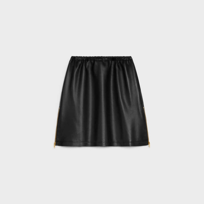 Black Celine Athletic in plongé Skirts | CL-592871