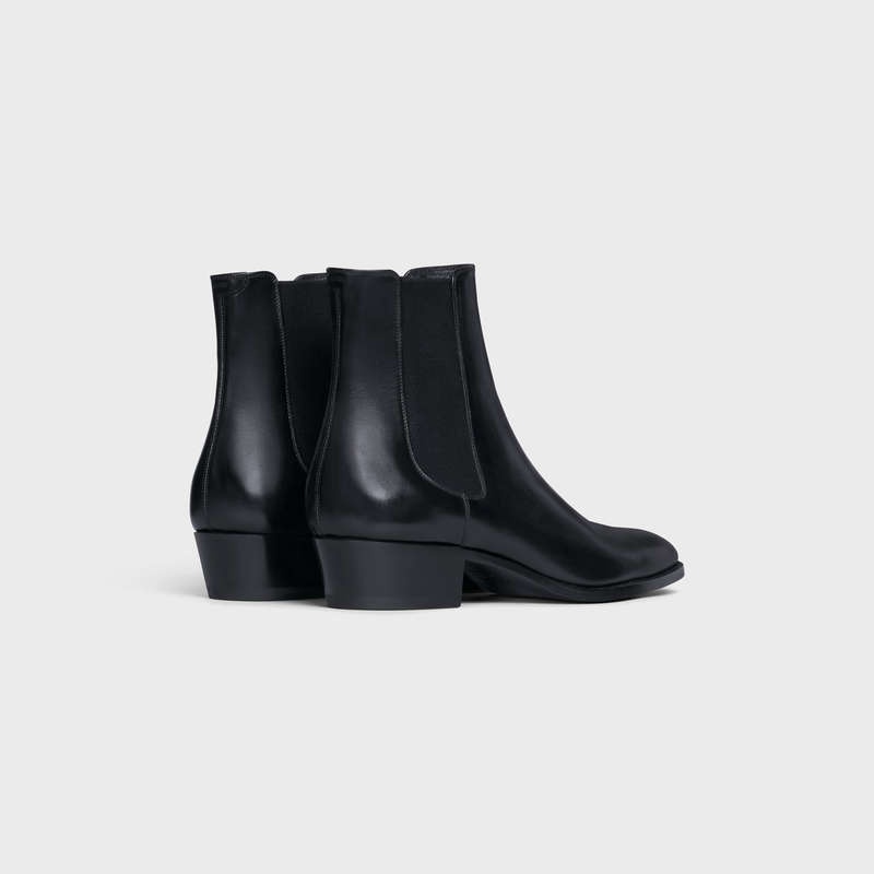 Black Celine DRUGSTORE CHELSEA in Shiny calfskin Boots | CL-591869