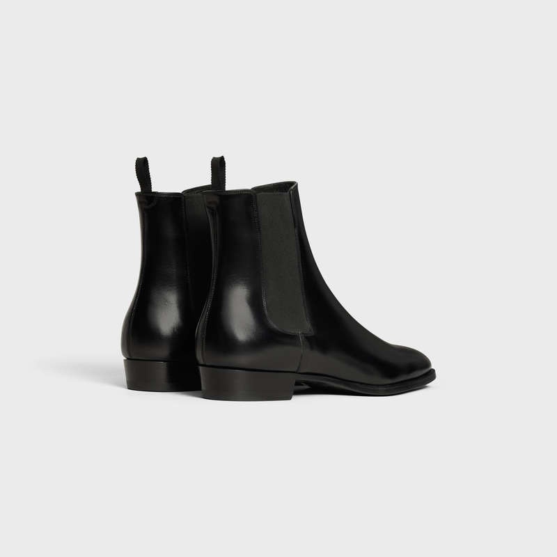 Black Celine DRUGSTORE CHELSEA in Shiny calfskin Boots | CL-591868