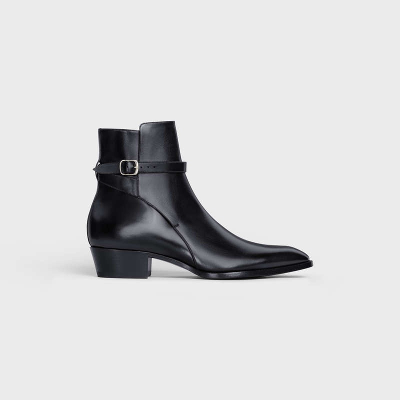 Black Celine DRUGSTORE JODHPUR in Shiny calfskin Boots | CL-591871