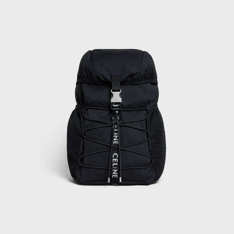 Black Celine MEDIUM TREKKING in nylon Backpacks | CL-591840