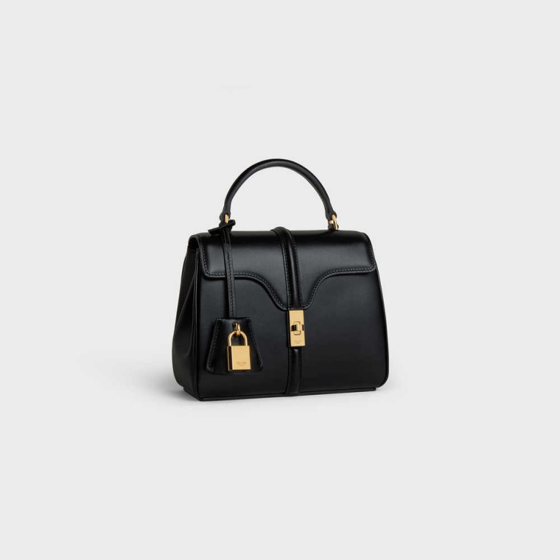 Black Celine MINI in satinated calfskin 16 | CL-593268