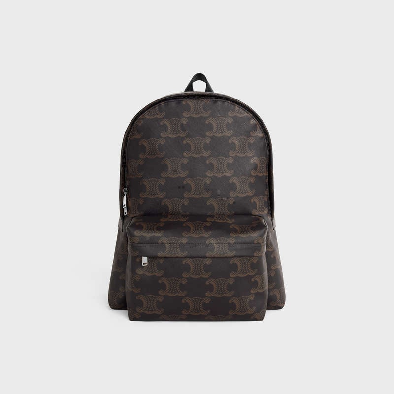 Black Celine Medium in triomphe canvas xl Backpacks | CL-591839