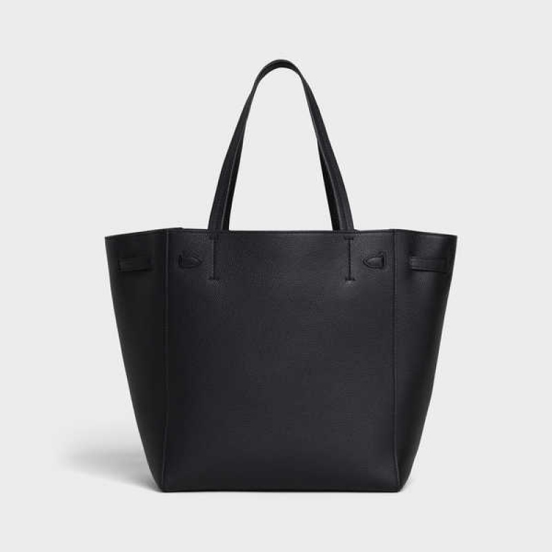 Black Celine Small Phantom in soft grained calfskin Cabas | CL-593091