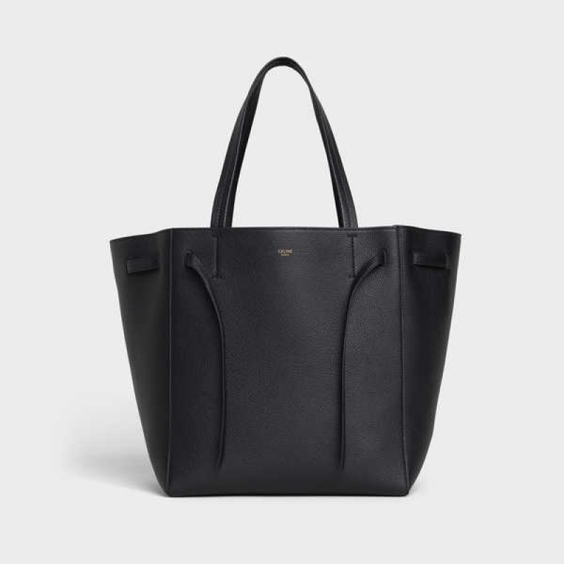 Black Celine Small Phantom in soft grained calfskin Cabas | CL-593091