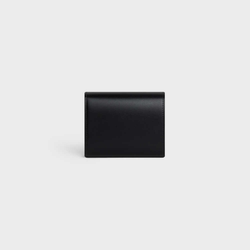 Black Celine Small TRIOMPHE in Shiny calfskin Wallets | CL-592967