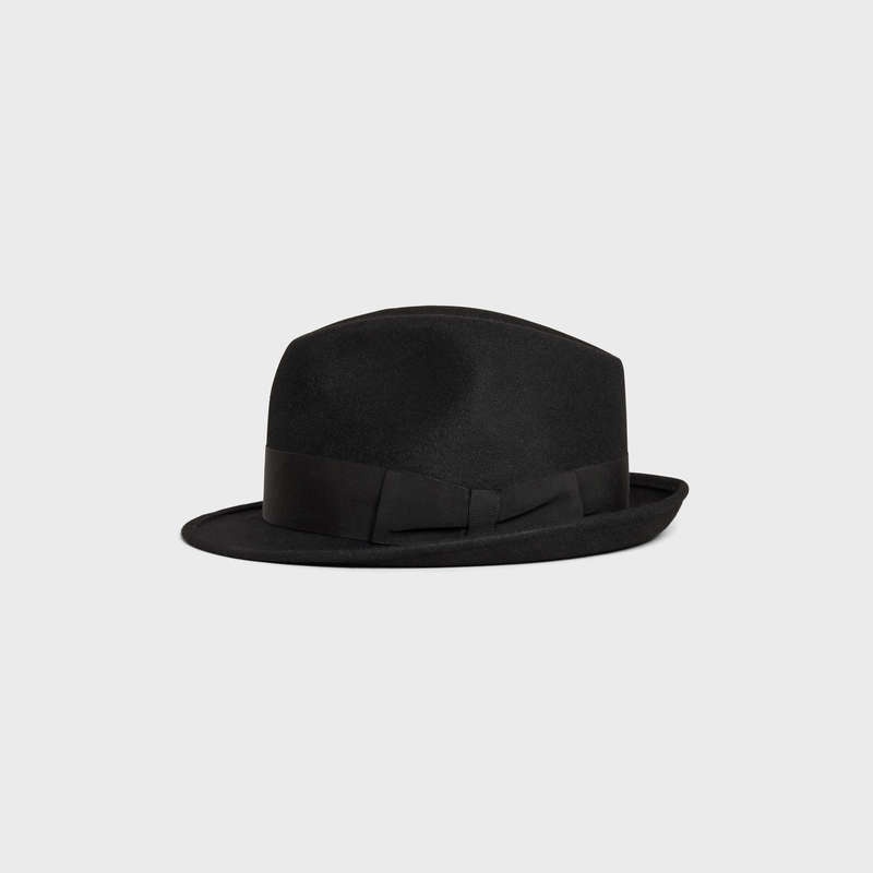 Black Celine borsalino in felt Hat | CL-591721