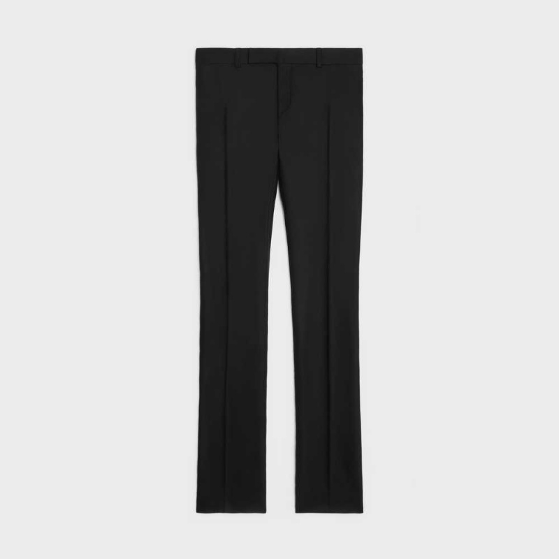 Black Celine dylan in cashmere flannel Pants | CL-592733