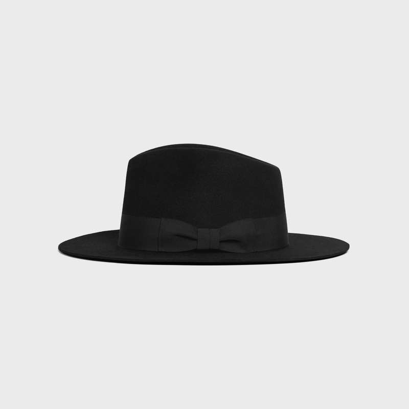 Black Celine fedora in felt Hat | CL-591722