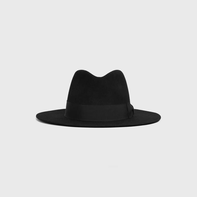 Black Celine fedora in felt Hat | CL-591722