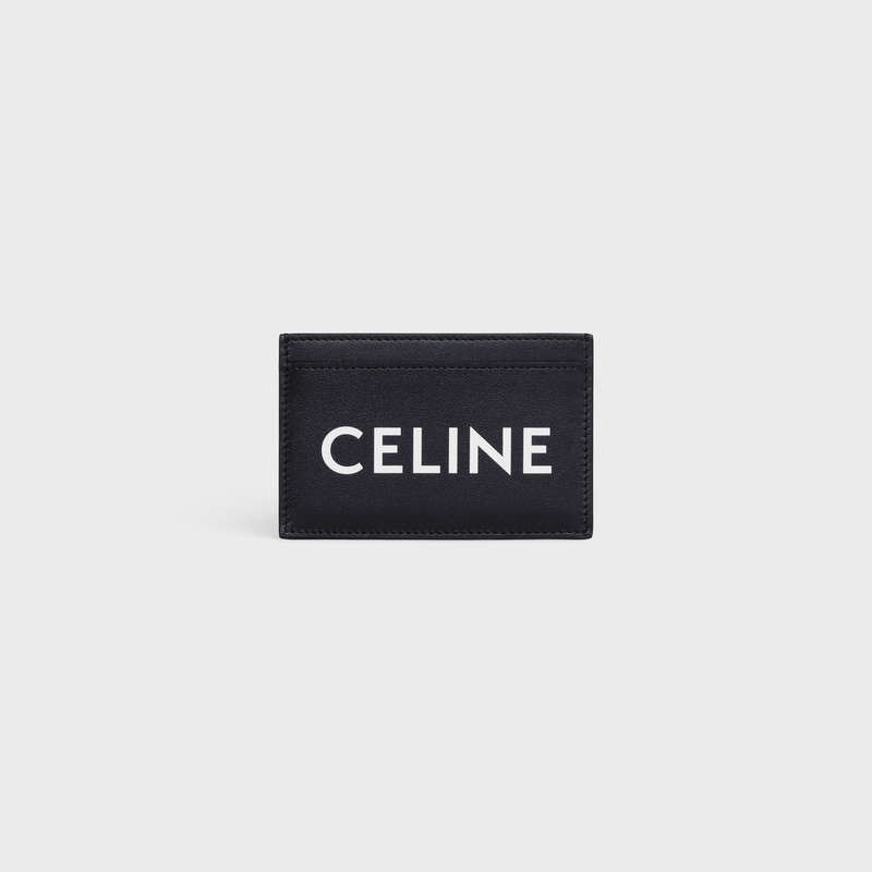 Black Celine in Smooth Calfskin with celine Print Card Holders | CL-591804