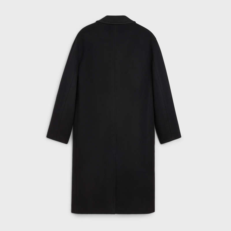 Black Celine mac in double face cashmere wool Coats | CL-591976