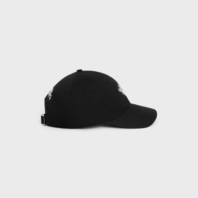 Black Celine wiltern baseball in cotton Cap | CL-591687