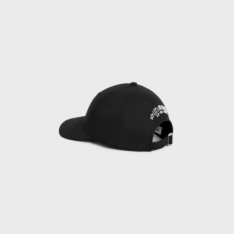 Black Celine wiltern baseball in cotton Cap | CL-591687