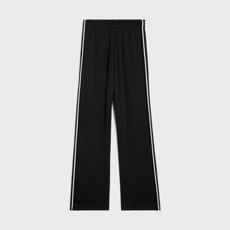 Black / white Celine Tracksuit in double face jersey Pants | CL-592036