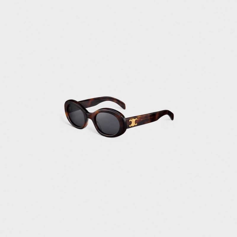 Blonde Havana Celine Triomphe 01 in Acetate Sunglasses | CL-592380