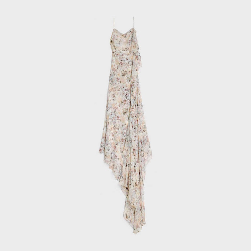 Craie/Pastel Celine lingerie in silk muslin Dresses | CL-592863