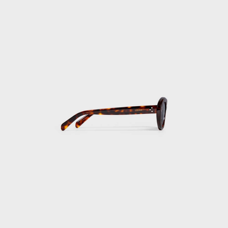 Dark Havana Celine Cat Eye S193 in Acetate Sunglasses | CL-592422