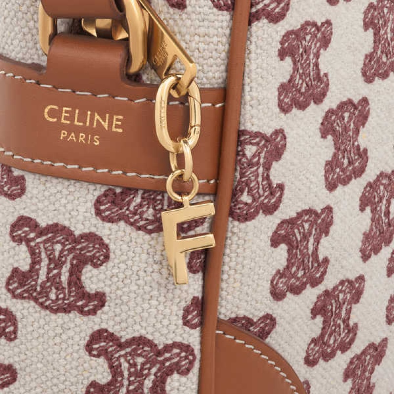 Gold Celine F CHARM in Brass Leather Goods Accessories | CL-592927