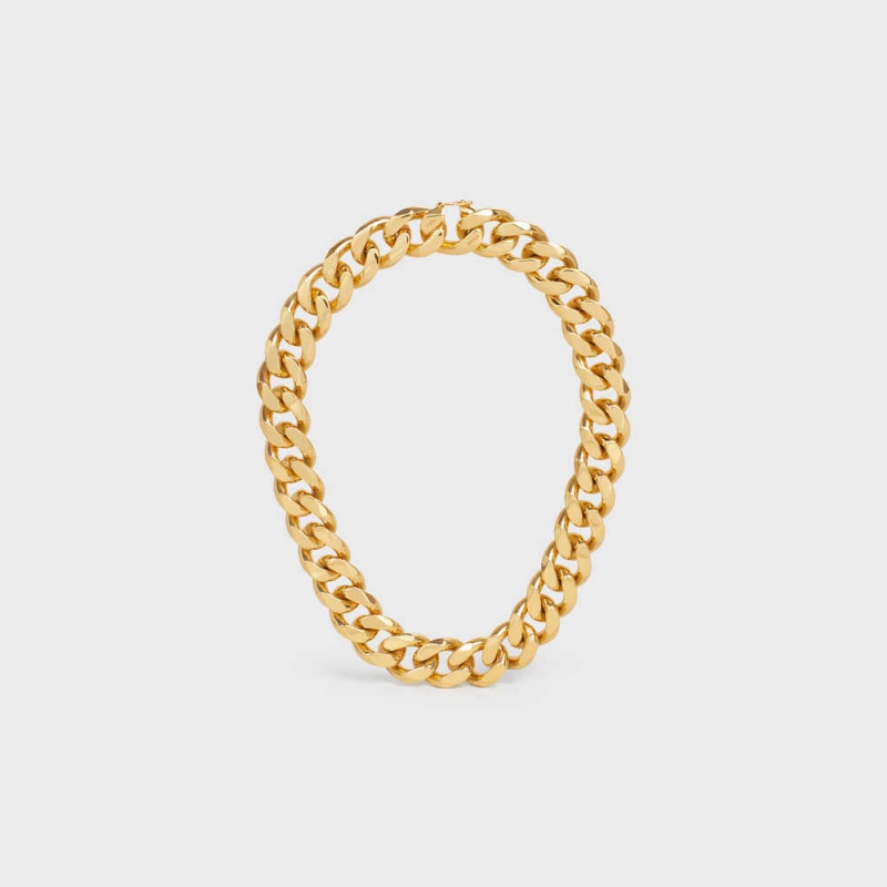 Gold Celine Maillon in Brass with Gold Finish Necklaces | CL-592254