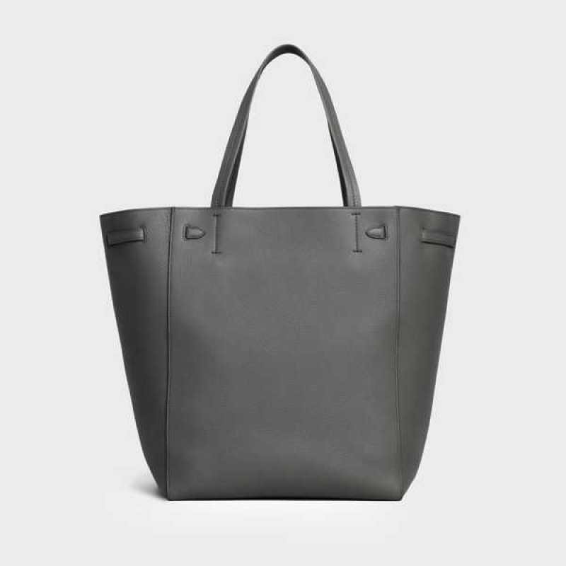 Grey Celine Medium Phantom in soft grained calfskin Cabas | CL-593095