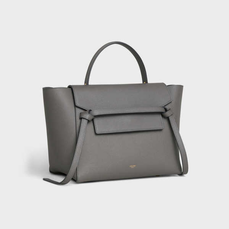 Grey Celine Mini in grained calfskin Belt Bag | CL-593065