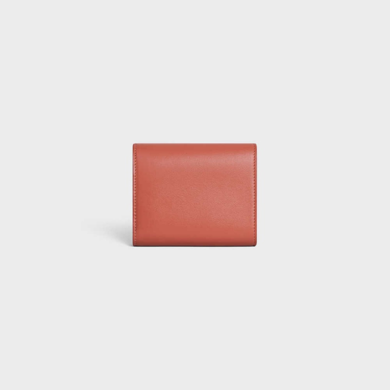 LYCHEE Celine Small TRIOMPHE in Shiny calfskin Wallets | CL-592968