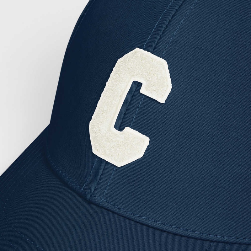 Marine Celine INITIAL BASEBALL IN COTTON Cap | CL-592366