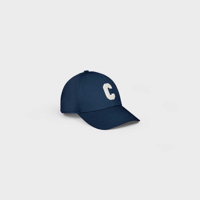 Marine Celine INITIAL BASEBALL IN COTTON Cap | CL-592366