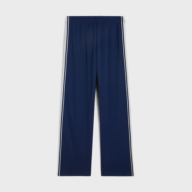 NAVY/OFF WHITE Celine Tracksuit in double face jersey Pants | CL-592037