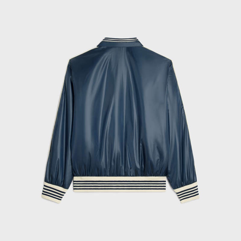 Navy Celine blouson in lightweight nylon Blousons | CL-591960