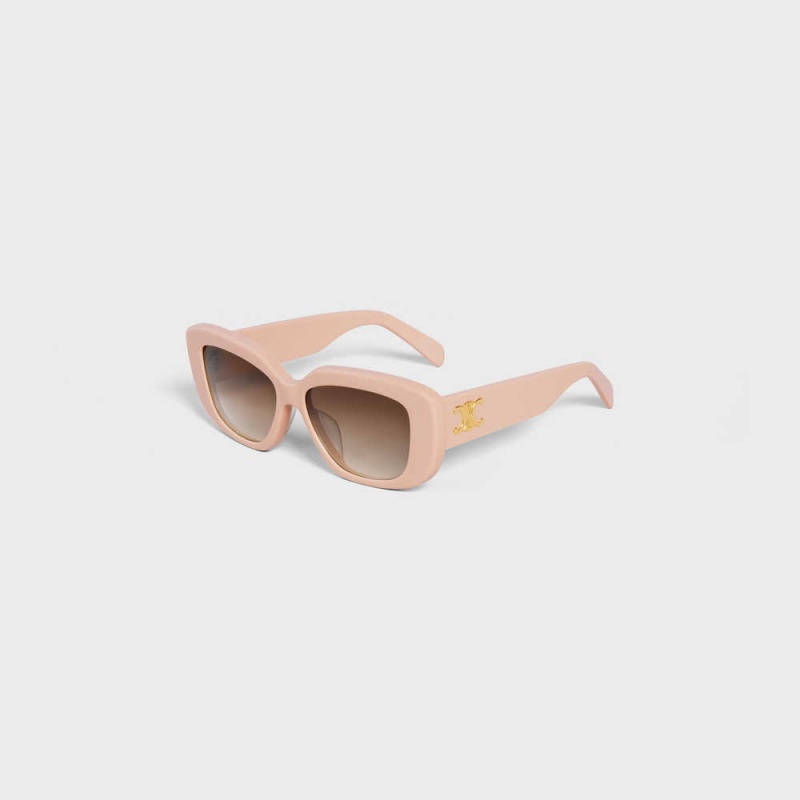 Nude Celine Triomphe 04 in Acetate Sunglasses | CL-592394