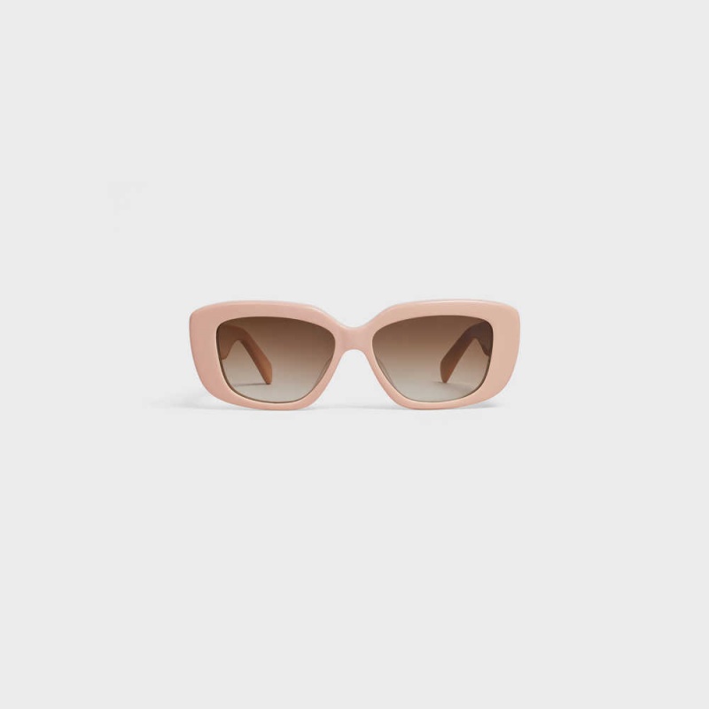 Nude Celine Triomphe 04 in Acetate Sunglasses | CL-592394